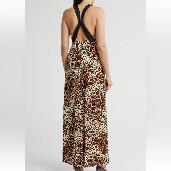 Leopard Print Maxi Dress - Picture 2 of 3